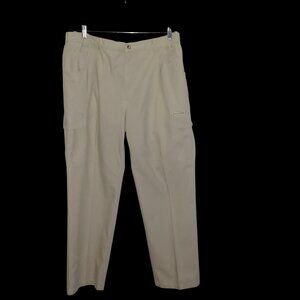 Columbia Mens 36x31 Cargo Classic Tan Pants Cabincore Utility Hiking Relaxed Fit